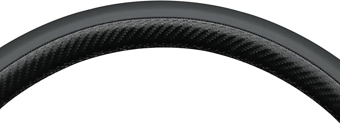 MEWANT Hand Stitch 3D Style Real Leather Steering Wheel Protector Wrap Cover for GMC Sierra 1500 2019-2023/Sierra 1500 Limited 2022/Sierra 2500 2020-2024/Sierra 3500 2020-2024/Yukon 2021-2023