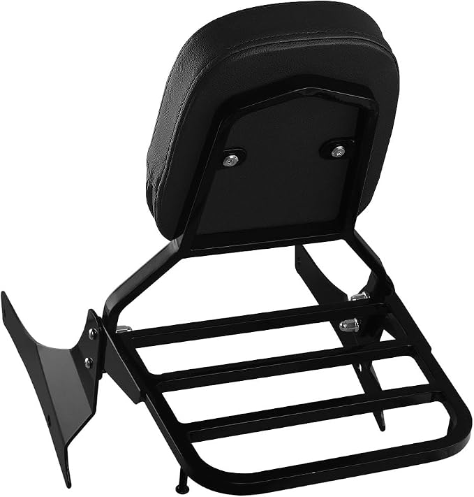 Sissy Bar & Luggage Rack for Suzuki Volusia VL800(Black) | 2001-2011 Passenger Backrest