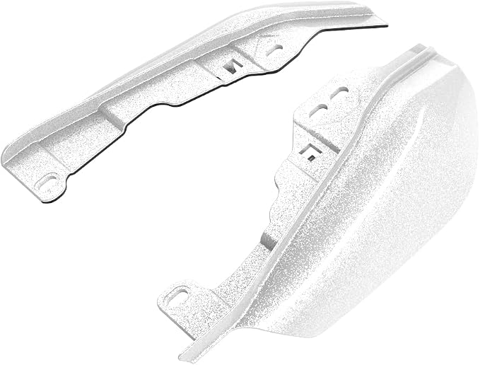 Advanblack 2024 RG Mid Frame Air Deflectors Compatible for Harley Touring Street Glide, Road King, Electra Glide, 2009-2025(White Hot Pearl)