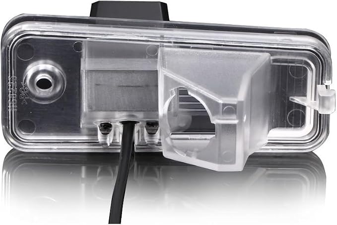 Super HD 1280x720 Pixel Car Backup Camera Night Vision License Plate Rear View Camera for Hyundai Santafe 2013/Hyundai Azera 2009(No.8225 with 1 Screw Hole)