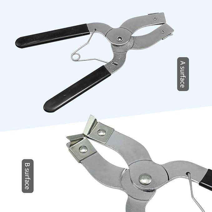 Saihisday Piston Ring Compressor Tool, Car Engine Piston Ring Removal Kit and Piston Ring Pliers 2-1/8inch to 7inch (53mm - 175mm) Adjustable Piston Installer Pliers