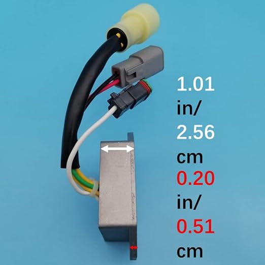 Voltage Regulator Rectifier Compatible with Ski-doo Skandic Grand Touring Legend Lynx Forest 377 440 500 600 700 800 LT RER Carb 515175661 M5446342 5446342 515-175-661 2001-2003 2004 Z221