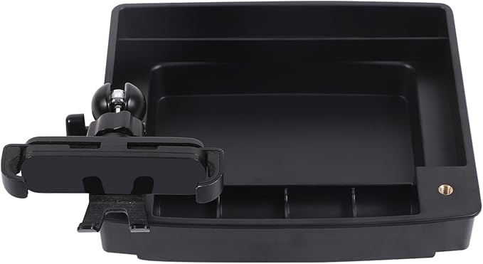 Aunginsy Center Console Dash Storage Tray With Phone Holder Compatible with Nissan Frontier 2009-2017, Dashboard Multi-Functional Mobile Phone Mount Storage Box, Dash Organizer Tray Insert Accessories
