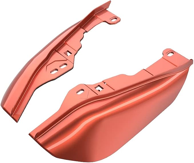 Advanblack 2024 RG Mid Frame Air Deflectors Compatible for Harley Touring Street Glide, Road King, Electra Glide, 2009-2025(Sedona Orange)