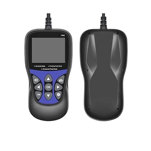 Automobile Fault Detector, V850 Car Diagnostic Scanner OBD2 Engine Check Automotive Code Reader Battery Multi-Languages
