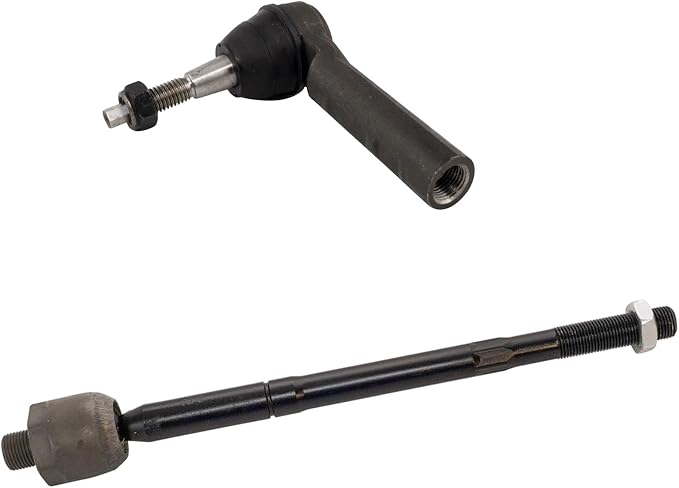 TRQ Front Inner and Outer Tie Rod Set 2 Piece Compatible with 2010-2016 Buick LaCrosse 11-13 Regal 14-19 Cadillac XTS