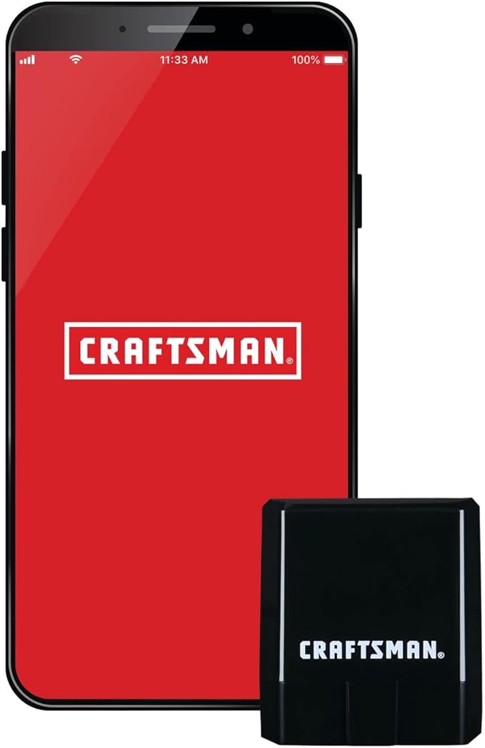 CRAFTSMAN OBD2 Scanner Diagnostic Tool, Scanner for Cars, Wireless Bluetooth, Connects to Smartphone (CMMT77695)