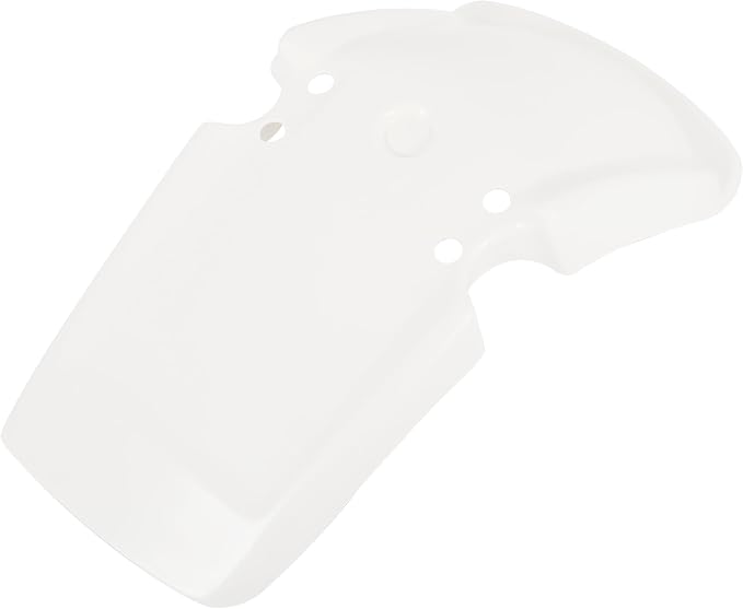 ALMULOO Front Fender Plastic ABS White Compatible with 1983-1985 Honda ATC200X Three‑Wheeler Mud Guard
