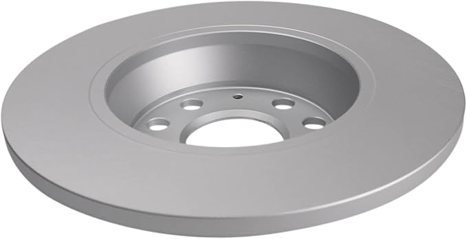 TRQ Rear Brake Rotor Set G Coated Vented Compatible with 2006-2015 Audi A3 A3 Quattro Q3 Q3 Quattro 2005-2018 Volkswagen CC Eos GTI Jetta Passat Rabbit R32 Tiguan Tiguan Limited