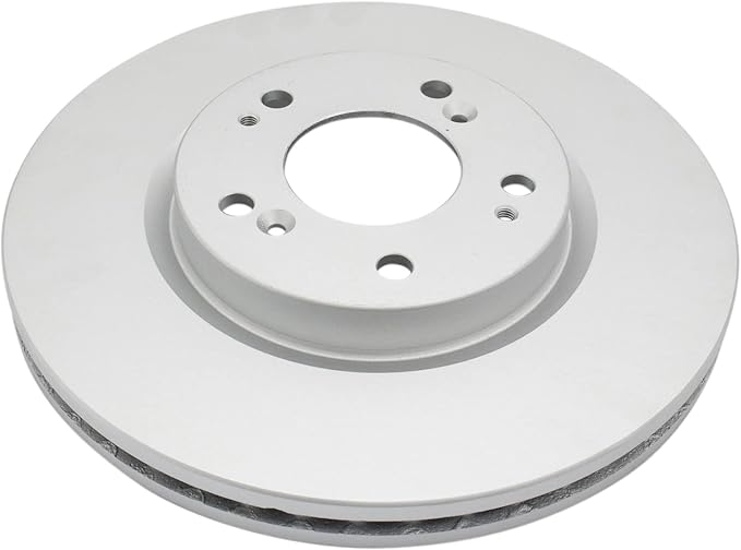 TRQ Front G-Coated Brake Rotor LH RH Pair for Chrysler Dodge Jeep Mitsubishi