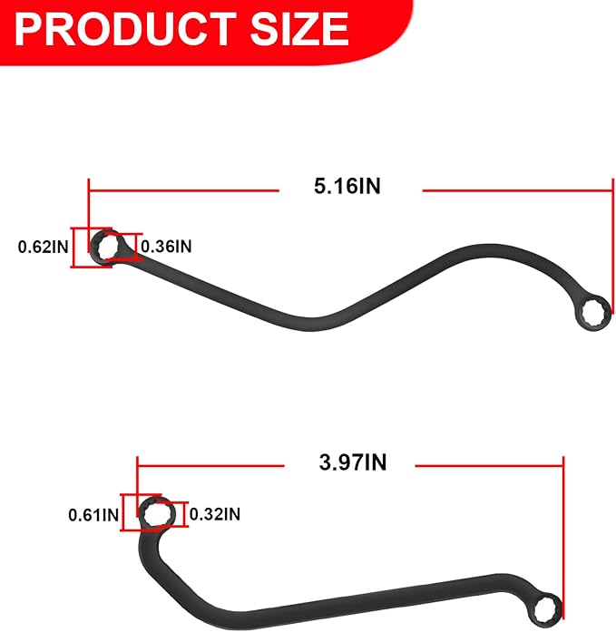 6087 Injection Pump Wrench Set Compatible with 1996-1999 GM Full Size 2WD/4WD Trucks Vans & Suburbans for 6.5L Diesel Engines