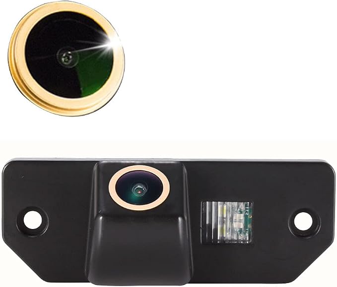 Caros Fisheye 1280x720 Pixels car Backup Camera Reverse Parking Rear View Vehicle Camera Replacement for Ford Mondeo Focus(2 Carriage) C-Max Sedan(3 Carriage) MK Waterproof Night Vision Wide Angle