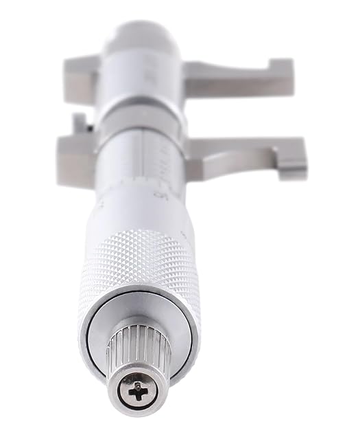 Accusize Industrial Tools 2-3'' by 0.001'' Inside Micrometer in Fitted Case, Satin Chrome Finished, Eg00-3223 | Range: 2-3", Graduation: 0.001", Accuracy: 0.00028", Resolution: 0.0001", Satin Chrome Finish