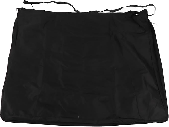 Wheelchair Cover, Foldable Electric Wheelchair Covers, 600D Oxford Cloth Wheel Chair Covers, Outdoor Transport Chair Cover with Fastener and Buckle, 44.1x22.8x38in, Black