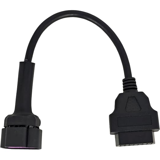 EZROAD DTS Diagnostic Cable Compatible with Mercury Mercruiser Jaltest JDC617A Compatible with Cummins Marine Outboard Inboard Engine OBD2 Adapter 10 Pin Connect Tool