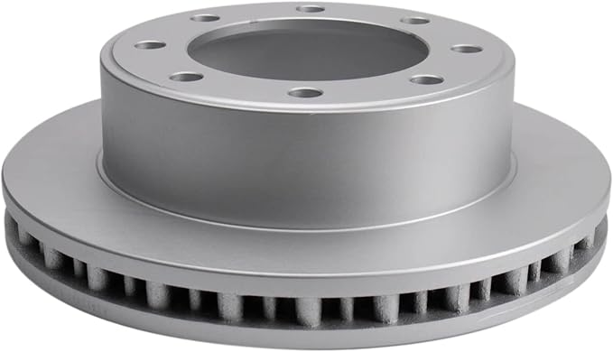 TRQ Front Brake Rotor Set Coated Compatible with 00-03 Ford F-250 Super Duty 4 Wheel Drive with 331mm Diameter Front Rotors 01-05 Excursion 331mm Diameter Rotors