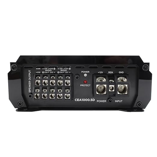 Orion Cobalt Elite CEA1000.5D Class-D 5-Channel Full-Range Car Amplifier, 1000W RMS, Speaker & Subwoofer High Output, 1/2/4 Ohm Stable, Variable Crossovers, Bass Boost, MOSFET Power Supply