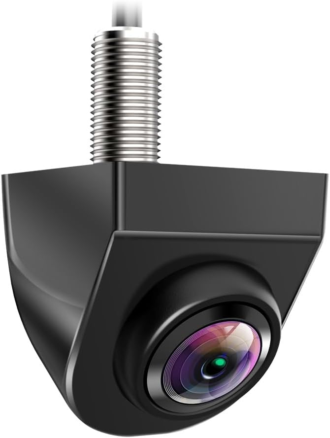 AUTO-VOX CAM7 Pro Backup Camera, IP69K Waterproof and Fisheye Correction 1080P HD Clear Rear/Front View Reverse Camera, 180°Super Wide Angle Back up Camera for Cars,Truck,Camper,Van