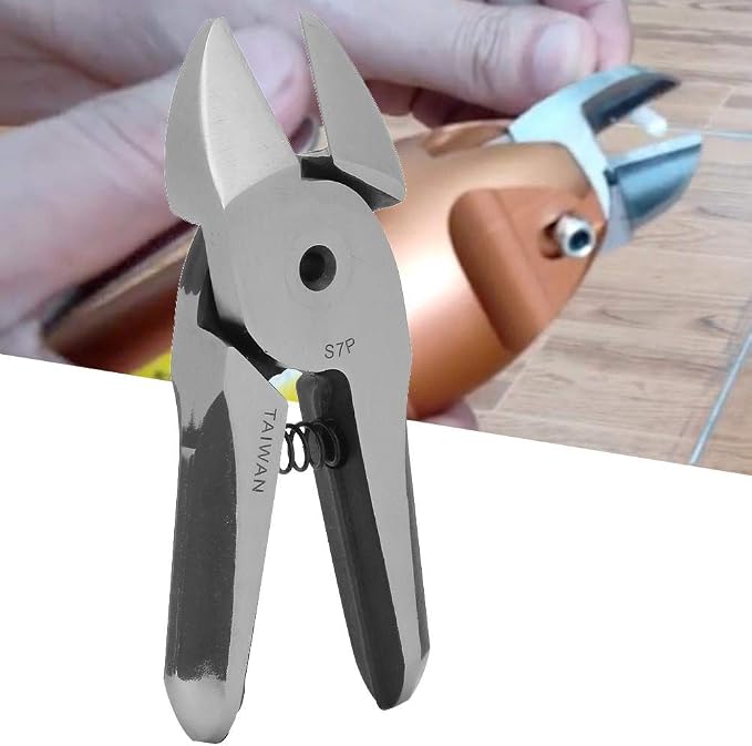 S7P Pneumatic Cutting Pliers Cutter Head Replacement Air Scissors Head Fit for HS30 Cutting Pliers 3.3mm Copper Wire 2.8mm Iron Steel Wire pneumatic cutter head