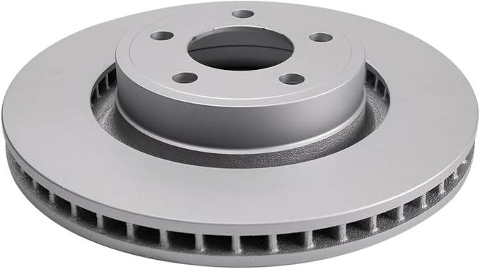 TRQ Front Brake Rotor Set G Coated Vented Compatible with 2015-2020 Ford Mustang
