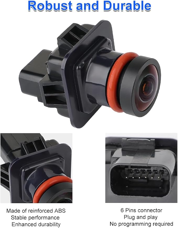 JDMON Backup Camera Replacement for Lincoln MKX 2011 2012 Reverse Rear Park Assist Camera Replacement for BA1Z-19G490-B BA1T-19G490-A BA1T-19G490-AD BA1T-19G490-AF