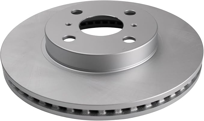 TRQ Front Brake Rotors Set Vented Premium G-Coated Compatible with 2013 Scion iQ 2012-2019 Toyota Prius C 2007-2018 Yaris