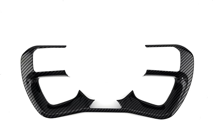 YOUTOOCAR Steering Wheel Trim Cover Compatible with Kia EV9 2024-2026 Accessories (Carbon Fiber Pattern)