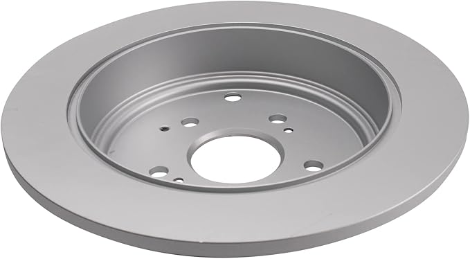 TRQ Rear Brake Rotor Set G Coated Solid Compatible with 2001-2006 Acura MDX 2003-2008 Honda Pilot