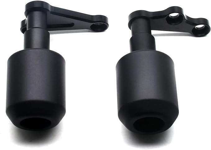 MZS Motorcycle Frame Sliders Compatible with YZF R3 YZF-R3 2015 2016 2017 2018, Racing Falling Crash Protector Guards No Cut Kits Black