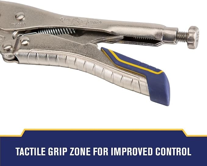 IRWIN VISE-GRIP Locking Pliers, Fast Release, Curved Jaw with Wire Cutter, 7-Inch (IRHT82580)