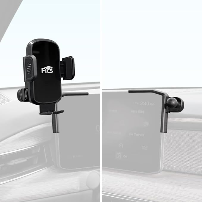 FICS Side Screen Phone Holder for KIA EV9 – Custom-Fit Left & Right Mount for Seamless Display Integration, Interior Accessories for Navigation Use, Stable Driving View