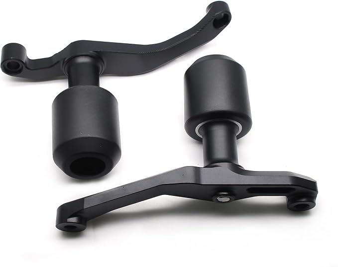 MZS Motorcycle Frame Sliders Compatible with GSX-8R GSX8R 2023-2026, Falling Anti Crash Protector Guards No Cut Kits Aluminium Black