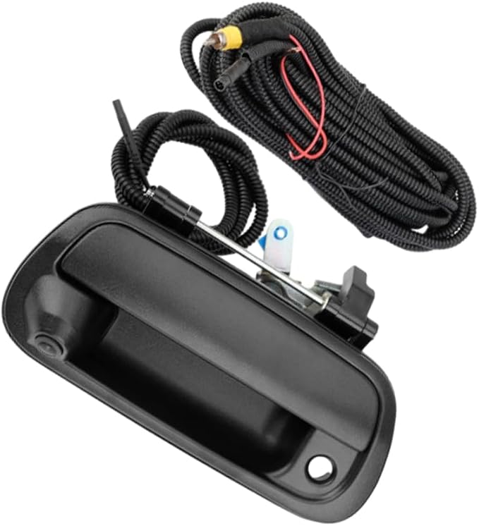 Riloer Tailgate Handle Rear View Camera, Tailgate Door Handle Camera, Compatible with Toyota 2000-2006 Tundra, Backup Tailgate Camera with Static Guidelines