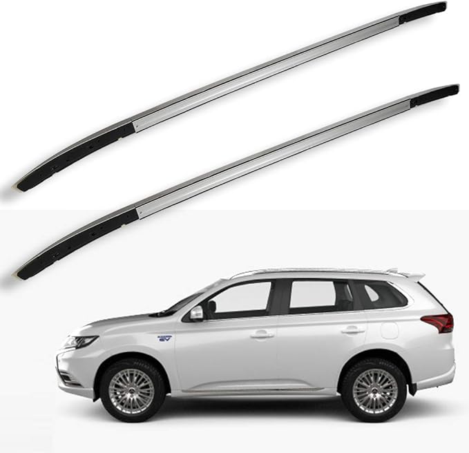 SCITOO Roof Rack Cross Bar for Mitsubishi Outlander 2013-2017 2019 165LBS Cargo Bars Silver