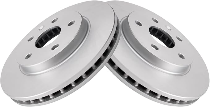 TRQ Front Brake Rotor Set G Coated Vented Compatible with 2012-2016 Buick LaCrosse 2011-2016 Regal 2013-2015 Chevrolet Malibu 2016 Malibu Limited