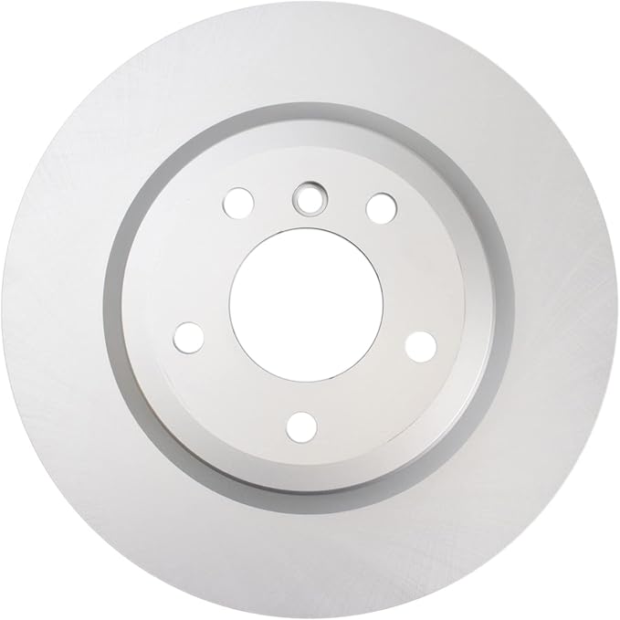 TRQ Rear Brake Rotor Set G Coated Vented Compatible with 2006 BMW 330i 330xi 2007-2013 335i 335xi 335i xDrive 2009-2011 335d 2011-2013 335is 2012-2015 X1