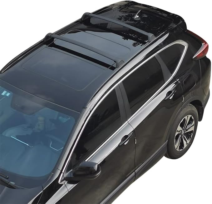 Roof Rack Cross Bars & Side Rail Kit for Honda CRV CR-V 2017-2022 – Durable Aluminum Alloy, Complete Set with 2 Cross Bars + 2 Side Rails, Secure Transport for Kayaks, Bikes, Cargo Carriers & Luggage