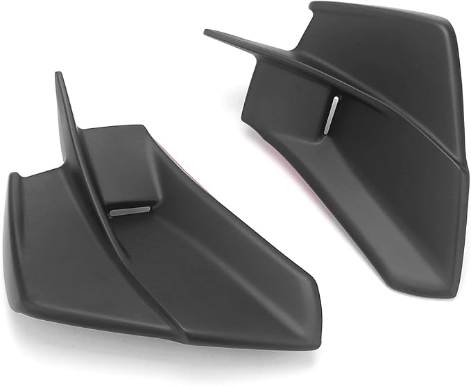 Motorcycle Winglets Wind Deflector Fairing Kits for Kawasaki Ninja ZX-4RR ZX-4R ZX-25R 2019-2024 Winds Spoiler Trim Exterior Adhesive Accessories (Matt Black)