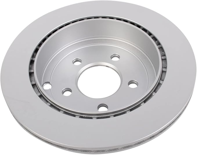 TRQ Rear Brake Rotor Set G Coated Vented Compatible with 2007-2010 Ford Edge 2007-2010 Lincoln MKX