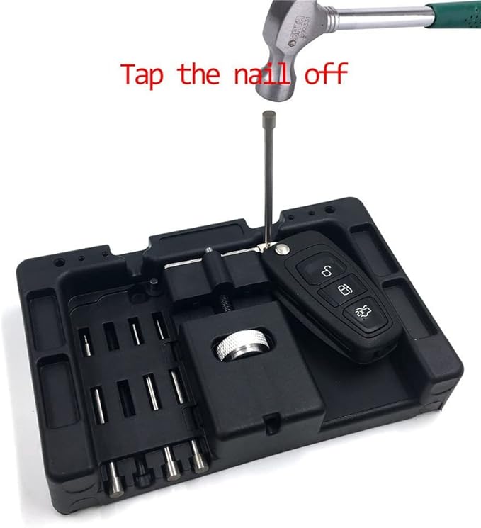 Car Flip Key Vice Fixing Pin Remove Tool for Car Door Key Repair The Key Repair