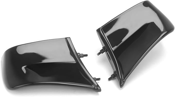 for Panigale Accessories Motorcycle Fairing Wind Fin Air Deflector Black Side Spoiler Wing for Ducati Panigale V4 V4S 2022-2024, Motorcycle Body Work Fairing Kits (Glossy Black)