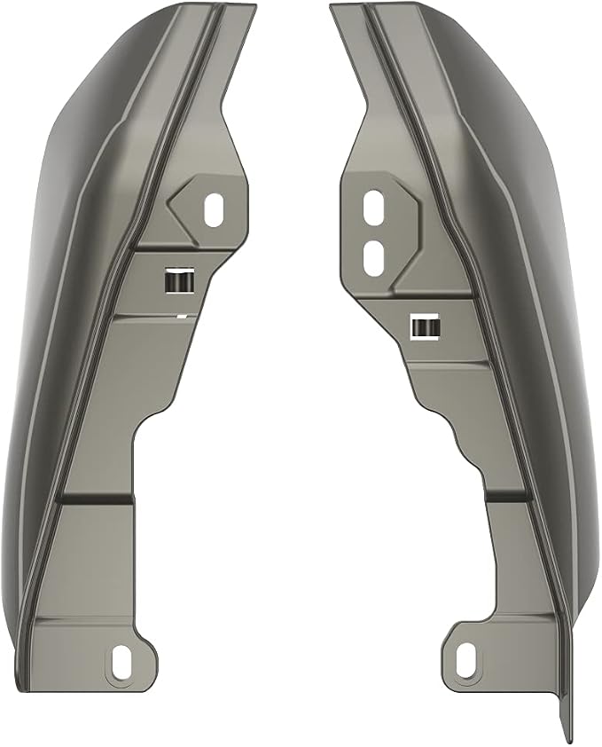 Advanblack 2024 RG Mid Frame Air Deflectors Compatible for Harley Touring Street Glide, Road King, Electra Glide, 2009-2025(Industrial Gray)