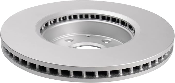 TRQ Front Brake Rotor Set G Coated Vented Compatible with 2014-2016 Mazda 3 2016-2021 Mazda CX-3