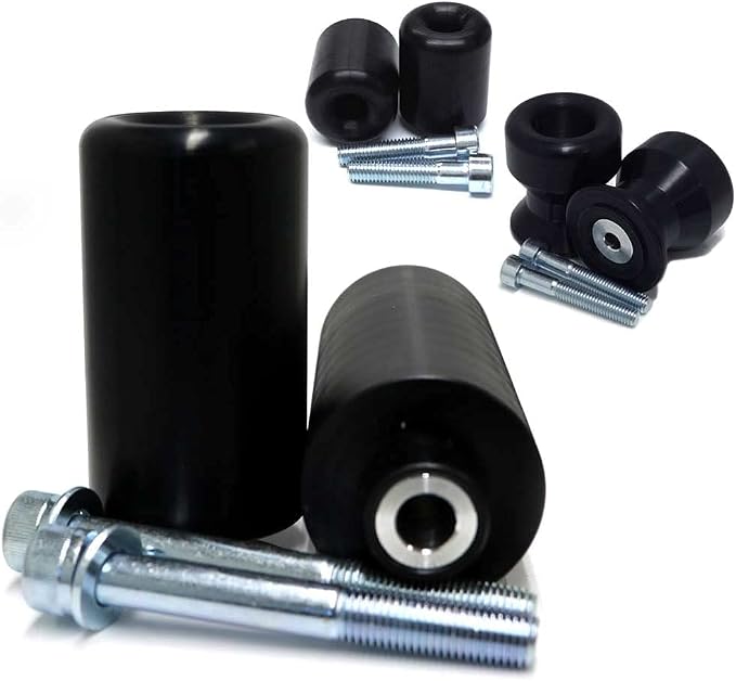 Shogun USA Made Yam MT-03 MT 03 MT03 2016 2017 2018 2019 2020 2021 2022 2023 2024 2025 2026 NO CUT Complete Kit Includes Bar Ends Swing Arm Spools and Frame Sliders Black - 755-6149