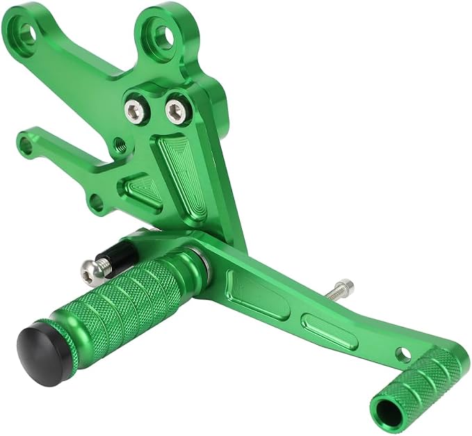 CHANGCHENG Foot Pegs for Ninja 400-Motorcycle Adjustable Rear Set Footpeg Brake Shift Pedal for Ninja400 2018-2023 Z400 2019-2023 Black