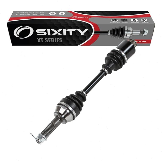 Sixity XT Rear Right CV Axle for Polaris Sportsman 400 HO South 2006-14 | 450 500 EFI Polaris Pursuite LE 570 EPS Touring 700 MV 800 6x6 Big Boss Military Forest Tractor