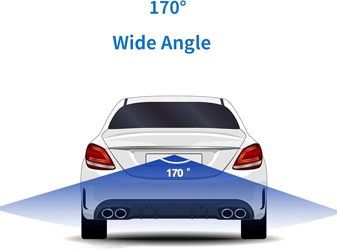 Backup Camera Rear View Reverse Camera Fit for RCD360 PRO2/PRO3/PRO3S/PRO Night Vision Waterproof AV AHD 720P 170° Wide View Angel Parking Camera only Used for SCUMAXCON RCD360 PRO Series
