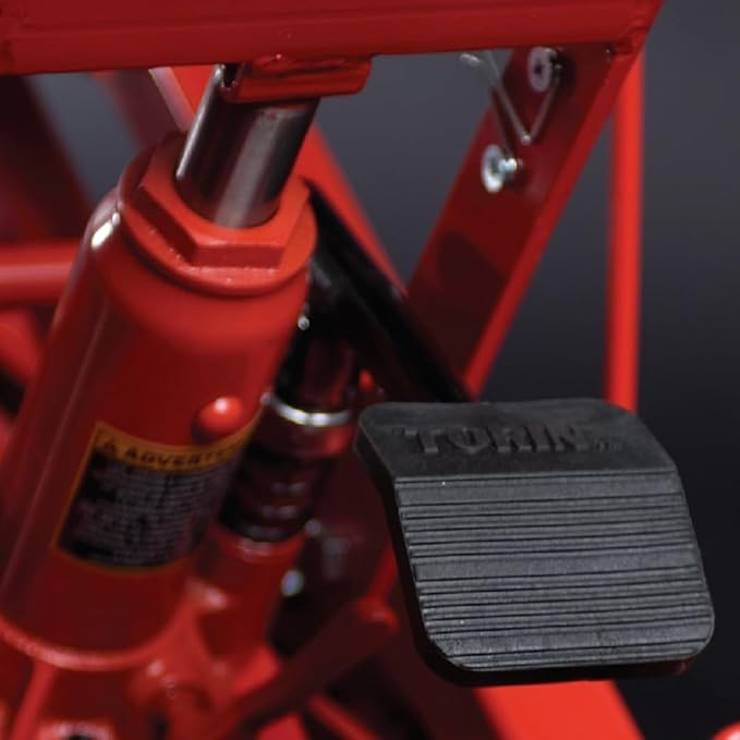 BIG RED 1500 lb Hydraulic Motorcycle Lift Jack: Powersports Lift Jack Stand Table for ATV, Dirt Bike, UTV and Snowmobile