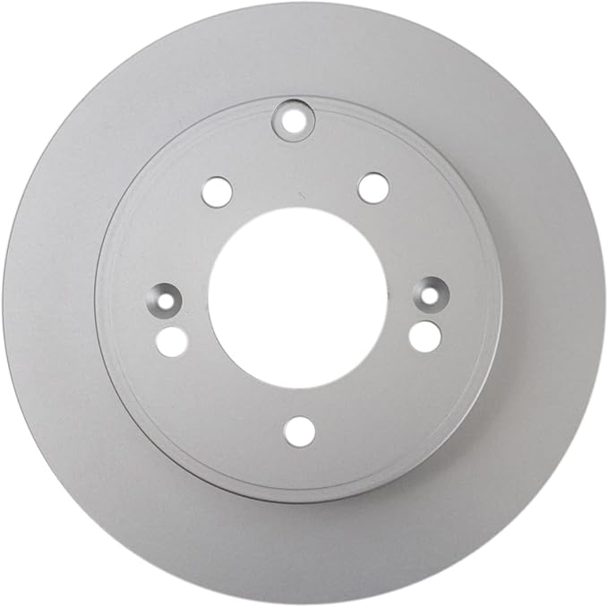 TRQ Rear Brake Rotor Set G Coated Solid Compatible with 2006-2019 Hyundai Sonata 2010-2017 Azera 2016-2018 Tucson 2014-2016 Kia Cadenza 2011-2020 Optima