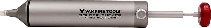 Vampire Tools VT-001-SS World's Best Solder Sucker VAMPLIERS World's Best Pliers. 2-PC Set 5" Screw Extraction mini Plier & 4.75" Mini Precision Nippers